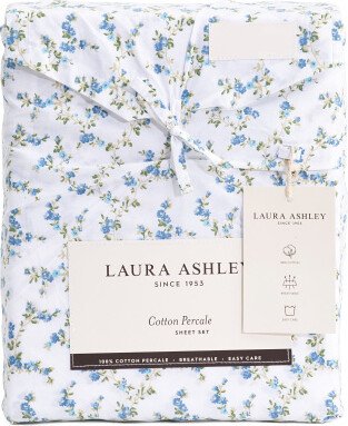 200tc Cotton Floral Sheet Set-AA