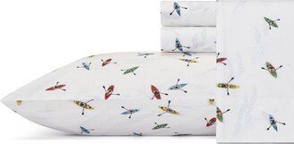 Cotton Percale 4 Piece Sheet Set, Full