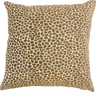 Meltem Animal Print Euro Sham Teak