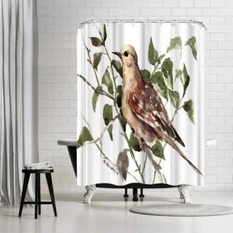 71 x 74 Shower Curtain, Mouring Dove 2 by Suren Nersisyan