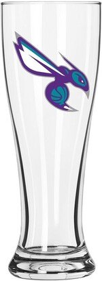 Charlotte Hornets Letterman Logo 16 oz Pilsner Glass