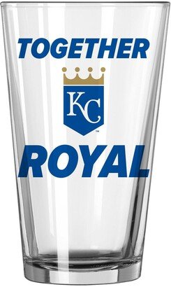 Kansas City Royals 16 oz Team Slogan Pint Glass