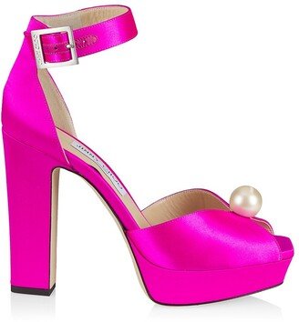 Socorie 120 Satin Platform Sandals