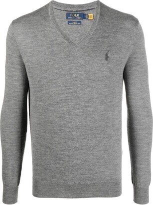 V-neck Polo Pony jumper