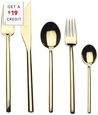 5Pc Flatware Set With $19 Credit-AA