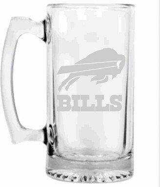 Buffalo Bills Engraved Beer Mug, Gift, 16 Or 26Oz Etched Beer Glass, Mafia, Christmas Gift
