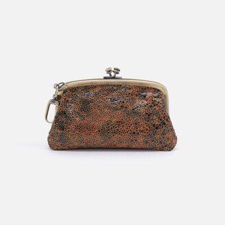 Cheer Frame Pouch in Printed Leather - Eternal Garden