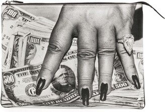 XL Helmut Newton ‘Fat Hand and Dollars’ pouch