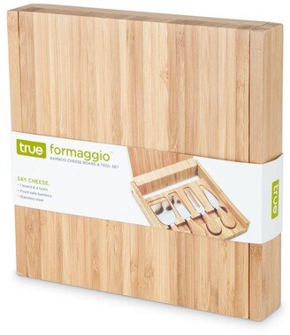 Formaggio Bamboo Cheese Board Tool Set- 5 Piece