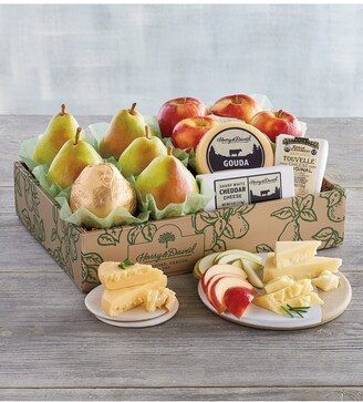 Harry & David Deluxe Pears, Apples and Cheese Gift
