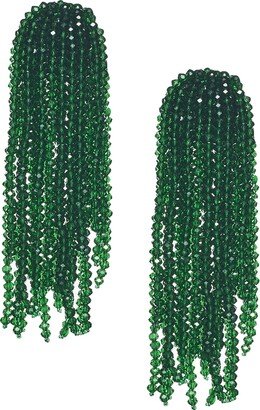 Fountain Earrings - Faceted Beads