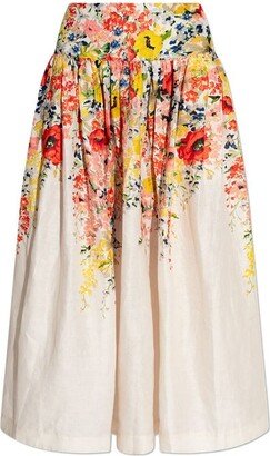 Alight Basque Midi Skirt