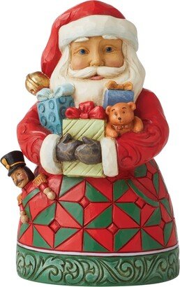 Jim Shore Pint Sized Santa with Gifts Figurine