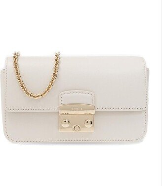 Metropolis Logo Plaque Mini Crossbody Bag