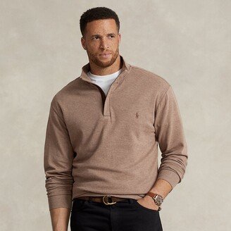 Ralph Lauren Luxury Jersey Quarter-Zip Pullover