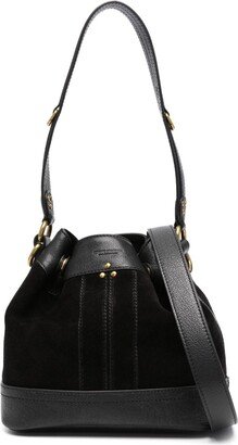 Stud-Embellished Leather Tote Bag