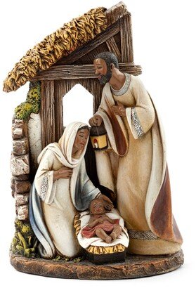 African American Holy Family in Creche Figurine