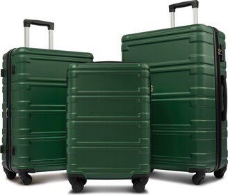 EDWINRAY Luggage Set of 3 Expandable Lightweight Hard Shell Suitcase 20