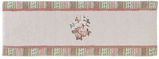 Butterfly Garden Cotton Bath Rug, 24 x 60