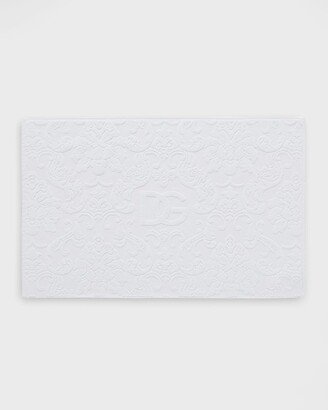 Dolce&Gabbana Casa DG Logo Cotton Bath Mat