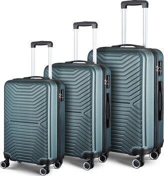 EDWINRAY 3Pic Luggage Sets Expandable Spinner Luggage Suitcase Sets 20