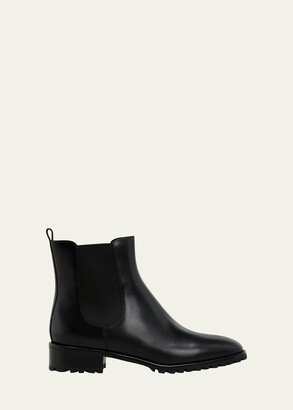 Chelata Calfskin Chelsea Ankle Booties