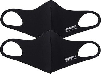 Swany ViralOff Face Lightweight 4 Way Stretch (Black (2 Masks)) Caps