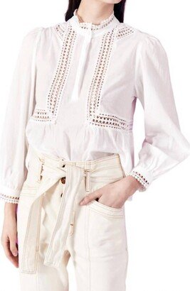 DELUC Mintak Blouse In White