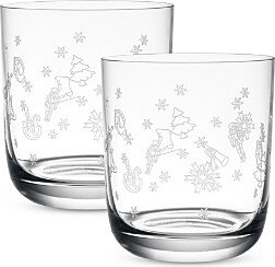 Toy's Delight Double Old Fashioned Glass, Set of 2