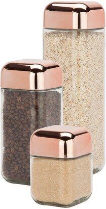 Square Storage Jar - Set of 3