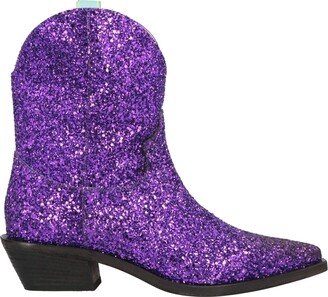 Ankle Boots Purple-AD