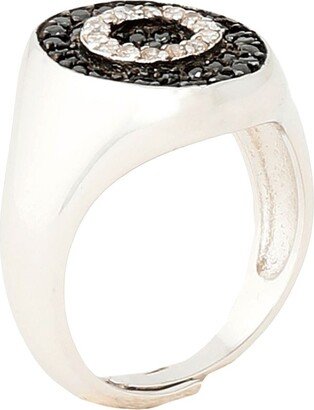 NOVE25 Oval Signet Ring Ring Silver