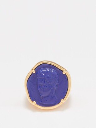 Hermis Lapis Lazuli & Gold-vermeil Ring