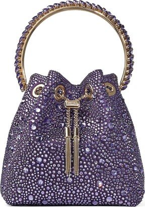 Bon Bon crystal-embellished bucket bag-AA