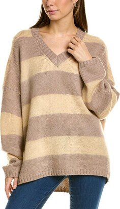 Lou V-Neck Wool-Blend Sweater