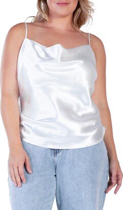 Cowl Neck Satin Camisole-AA