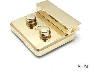 Machine Lock 20 Pcs Bags Hardware Accessories Large Clothing Luggage Zinc Alloy Die-Casting Switch Button Light Gold