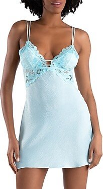 Lilith Two Tone Lace Trim Chemise