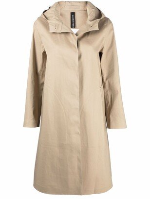 Watten hooded trench coat