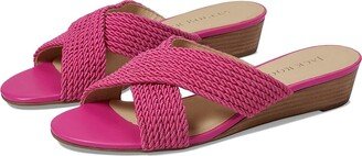 Dolphin Mini Wedge (Fuchsia) Women's Shoes