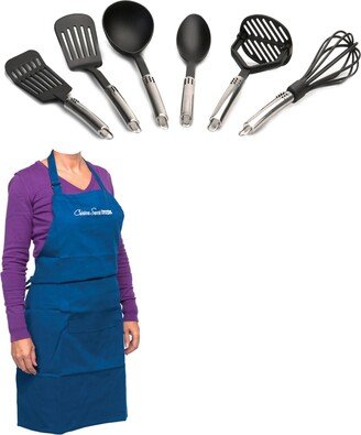 7 Piece Munich Nylon Utensils with Apron Set