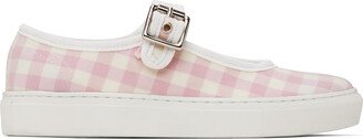 Pink Check Low Top Sneakers