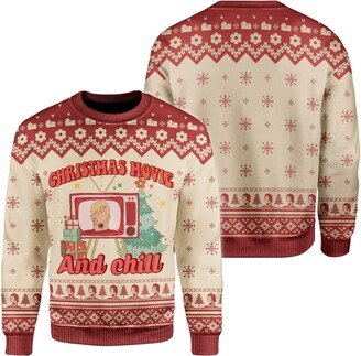 REINCARN Retro Groovy Christmas Ugly Sweatshirt