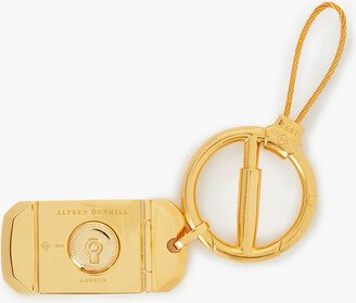 Gold-plated keychain