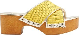 Mules & Clogs Yellow-AC