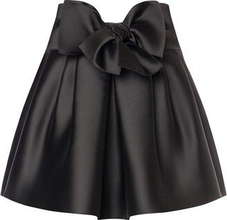 Mikado skort with bow