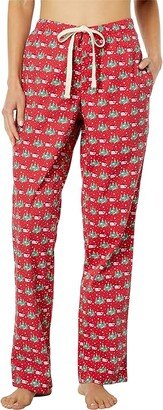 Printed Lounge Pants (Nautical Red) Men's Pajama