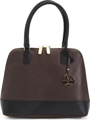 TJMAXX Leather Dome Satchel