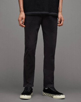 Walde Mid-Rise Skinny Chino Pants - Koto Black