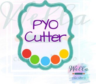 Pyo Cookie Cutter, Paint Your Own